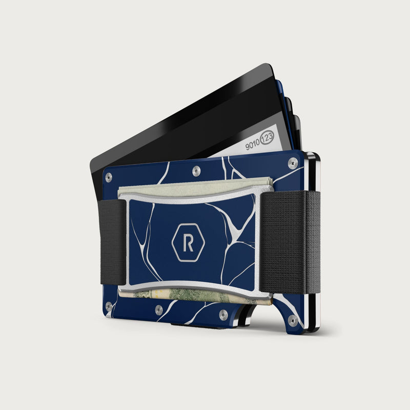 Ridge Wallet + Power Bank + KeyCase - Kintsugi - Navy + Dark Harbor + Kintsugi - Navy
