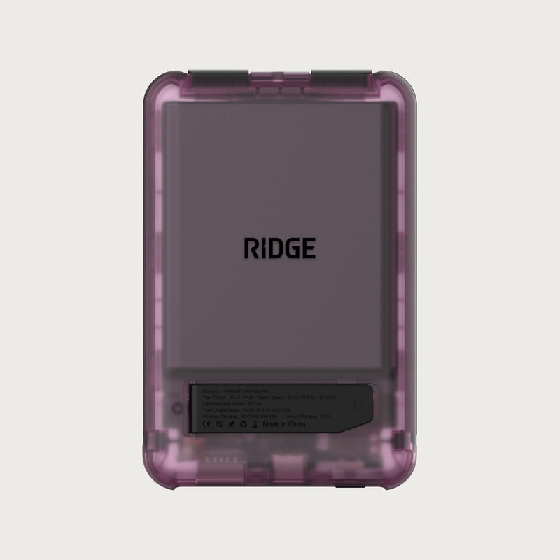 Ridge Power Bank - 10k mAh Bundle - Atomic Purple - 2-Pack