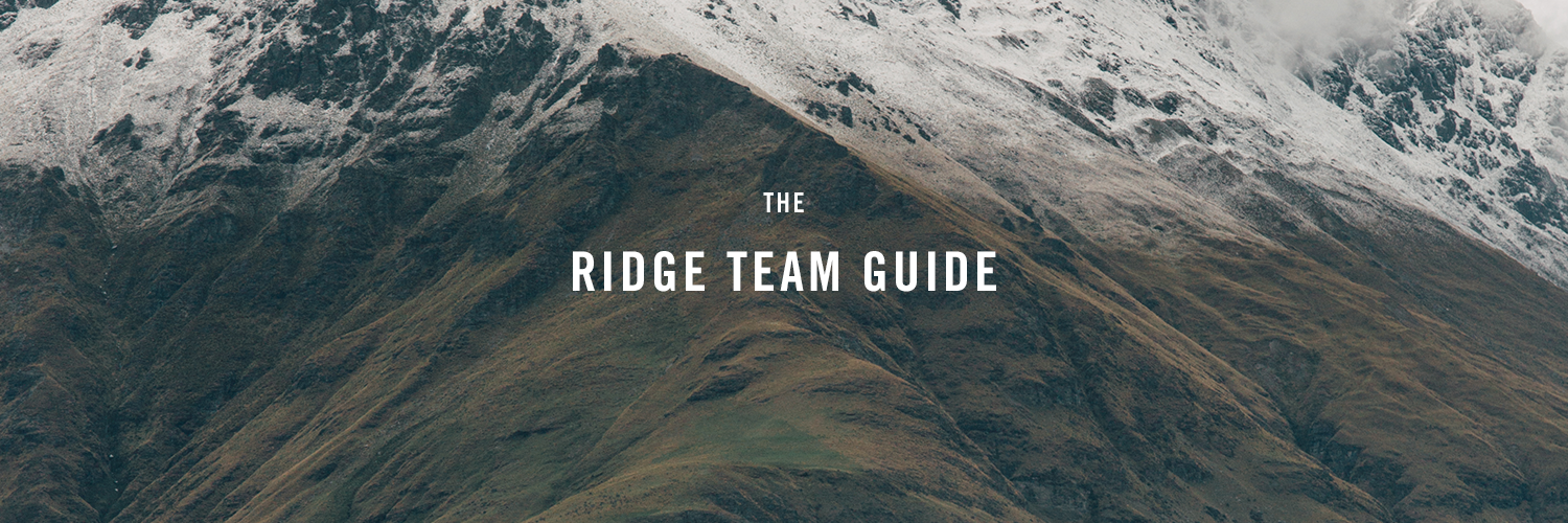 The Ridge Team Guide