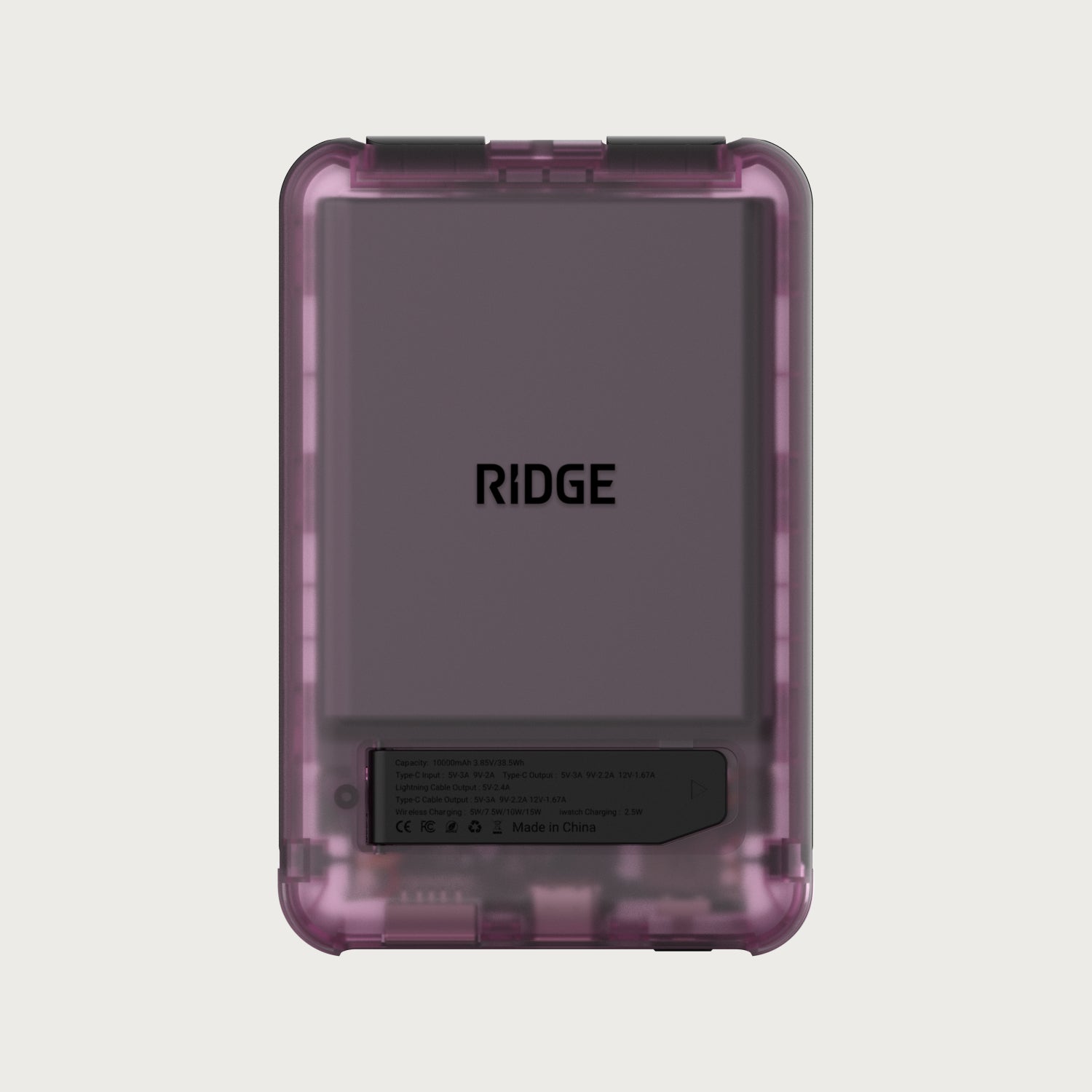 Ridge Power Bank - 10k mAh - Atomic Purple – Ridge AU