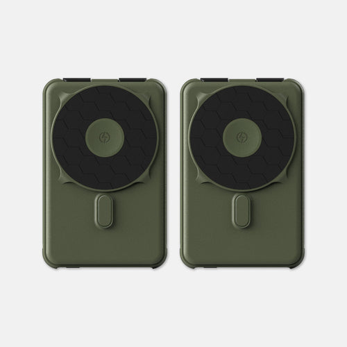 Ridge Power Bank - 10k mAh Bundle - Matte Olive - 2-Pack