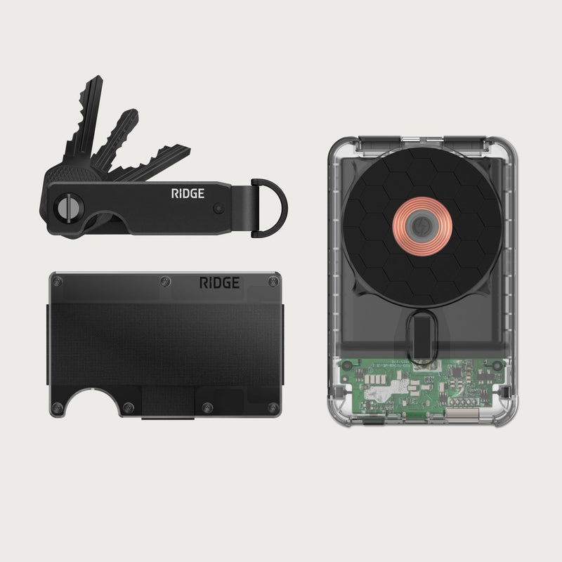 Ridge Wallet + Power Bank + KeyCase - Phantom